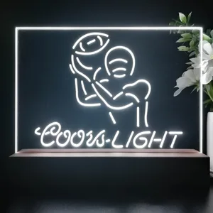 Coors Light Football LED Desk Light