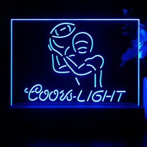 Coors Light Football LED Desk Light