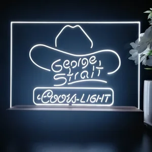 Coors Light George Strait LED Desk Light