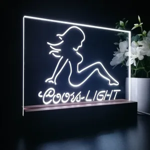 Coors Light Girl 2 LED Desk Light