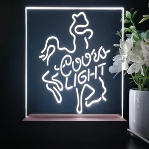 Coors Light Horse LED Desk Light