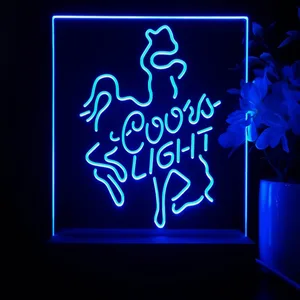 Coors Light Horse LED Desk Light