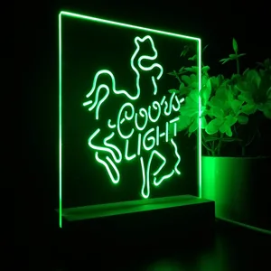 Coors Light Horse LED Desk Light