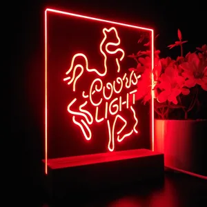 Coors Light Horse LED Desk Light