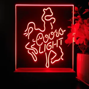 Coors Light Horse LED Desk Light