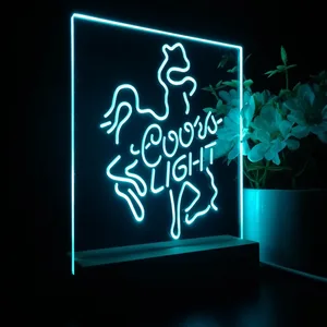 Coors Light Horse LED Desk Light
