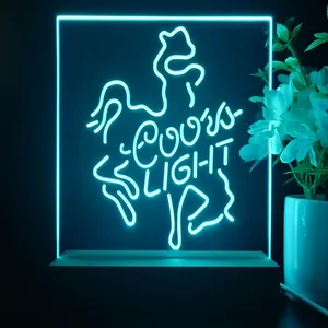 Coors Light Horse LED Desk Light