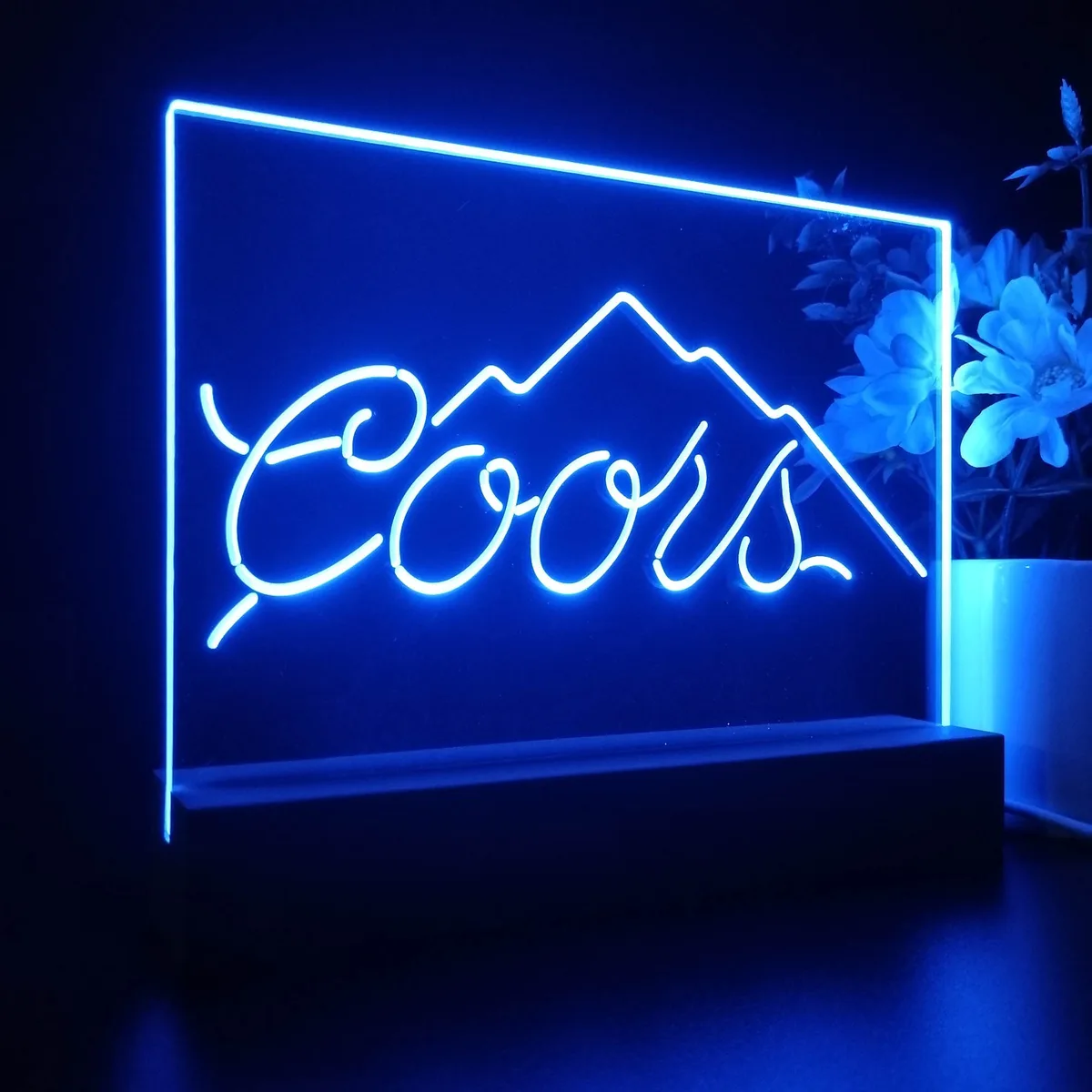 Coors Light Mountain 2 LED Desk Light