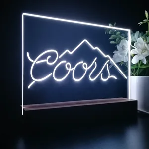 Coors Light Mountain 2 LED Desk Light