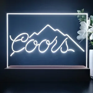 Coors Light Mountain 2 LED Desk Light