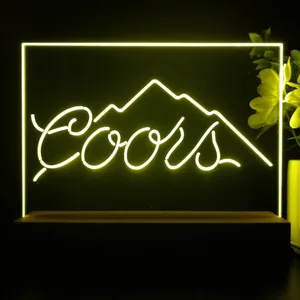 Coors Light Mountain 2 LED Desk Light