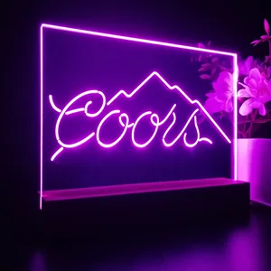 Coors Light Mountain 2 LED Desk Light