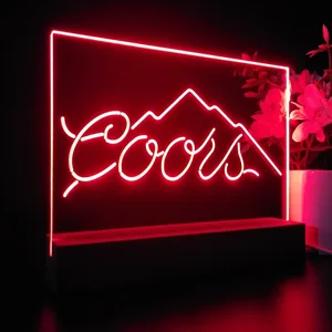 Coors Light Mountain 2 LED Desk Light