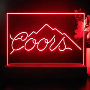 Coors Light Mountain 2 LED Desk Light