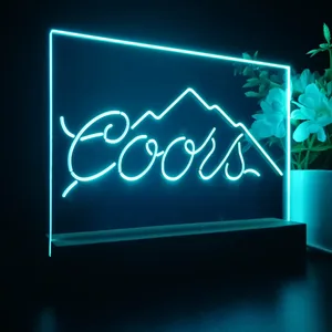 Coors Light Mountain 2 LED Desk Light