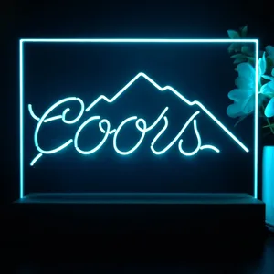 Coors Light Mountain 2 LED Desk Light