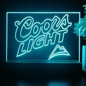 Coors Light Mountain 3 LED Desk Light