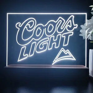 Coors Light Mountain 3 LED Desk Light