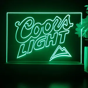 Coors Light Mountain 3 LED Desk Light