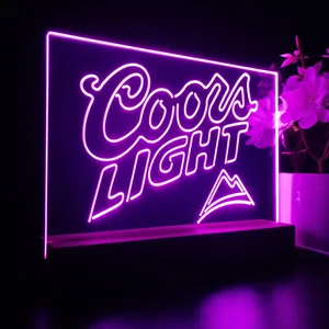 Coors Light Mountain 3 LED Desk Light