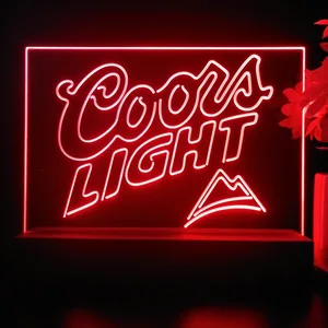 Coors Light Mountain 3 LED Desk Light