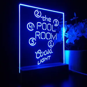 Coors Light Pool Room Billiards LED Desk Light