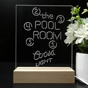 Coors Light Pool Room Billiards LED Desk Light
