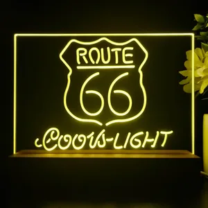 Coors Light Route 66 LED Desk Light