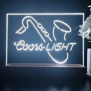 Coors Light Saxophone 2 LED Desk Light