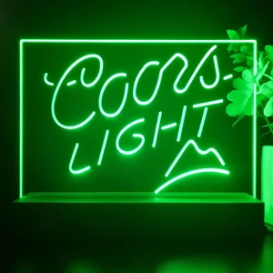 Coors Light Small Mountain LED Desk Light