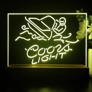 Coors Light Snowmobile LED Desk Light
