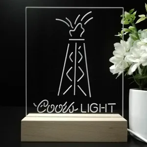 Coors Light Torch LED Desk Light