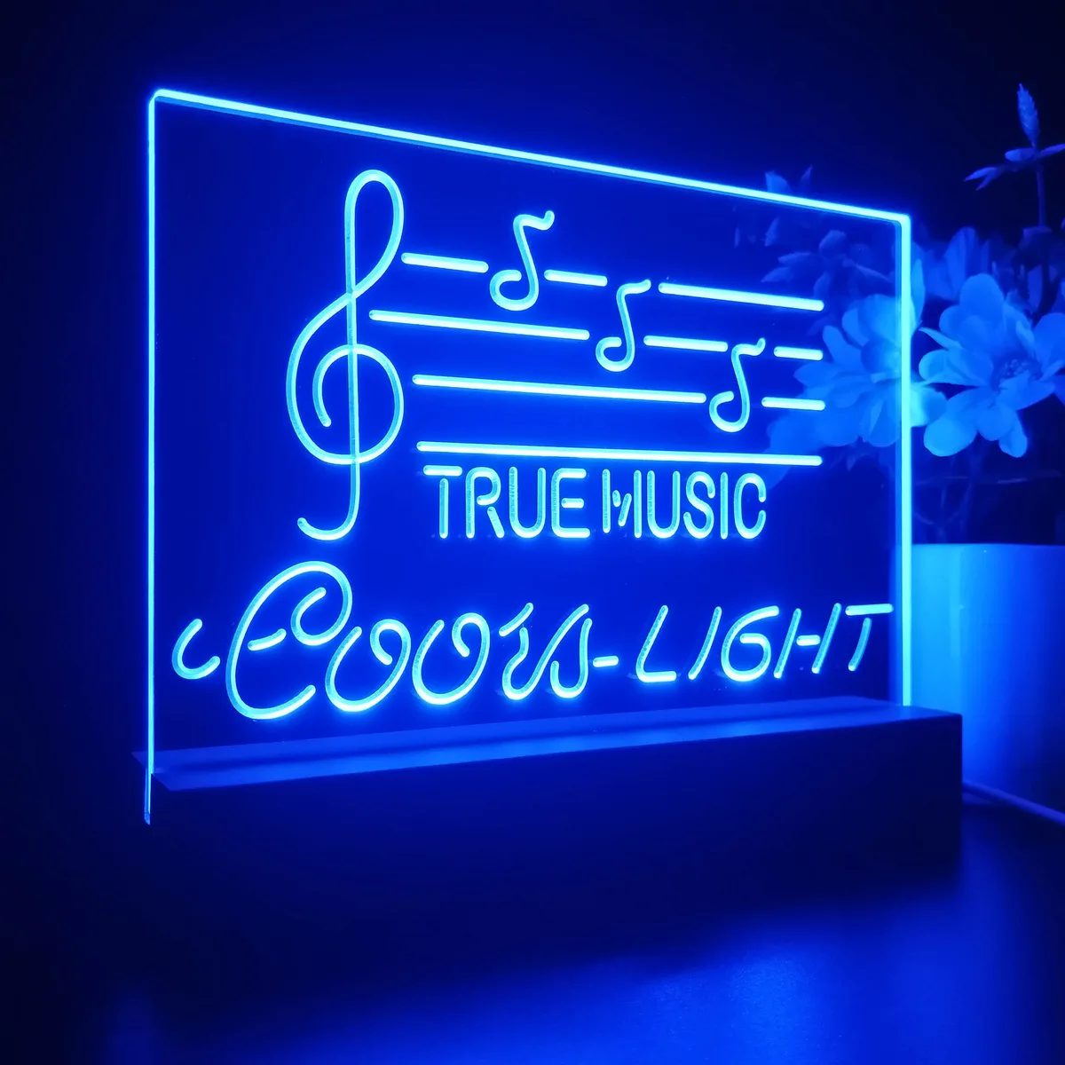 Coors Light True Music LED Desk Light