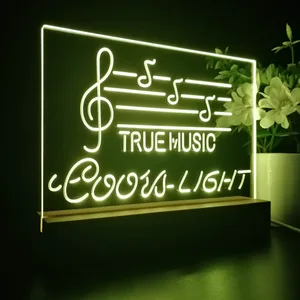 Coors Light True Music LED Desk Light