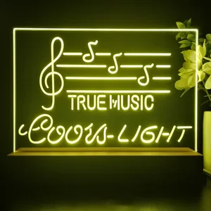 Coors Light True Music LED Desk Light