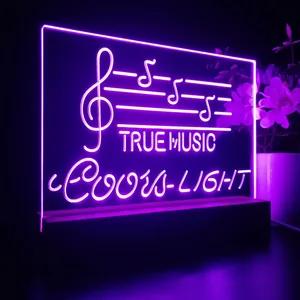 Coors Light True Music LED Desk Light