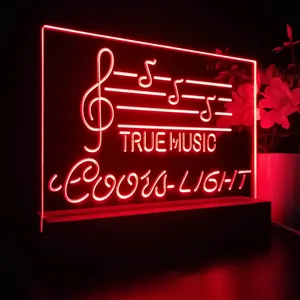 Coors Light True Music LED Desk Light