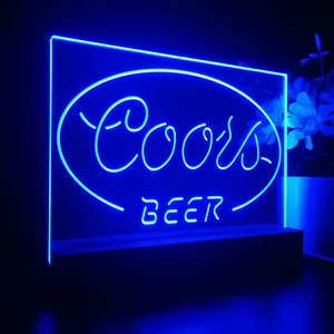 Coors Plain Logo LED Desk Light