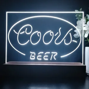 Coors Plain Logo LED Desk Light