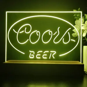 Coors Plain Logo LED Desk Light