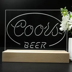 Coors Plain Logo LED Desk Light