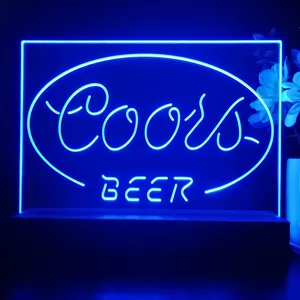 Coors Plain Logo LED Desk Light