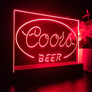 Coors Plain Logo LED Desk Light