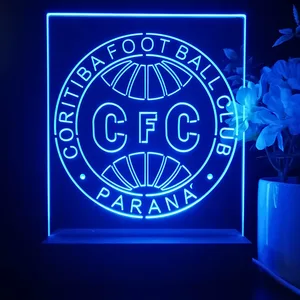 Coritiba Foot Ball Club Logo LED Desk Light
