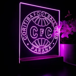 Coritiba Foot Ball Club Logo LED Desk Light