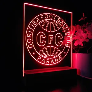 Coritiba Foot Ball Club Logo LED Desk Light