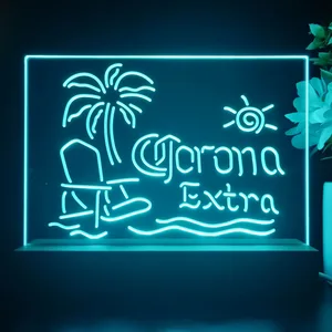 Corona Chair Palm Tree LED Desk Light