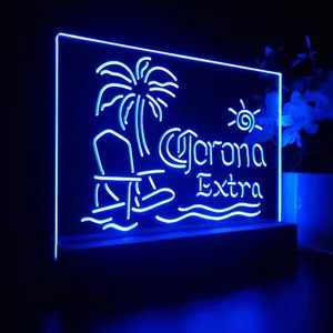 Corona Chair Palm Tree LED Desk Light