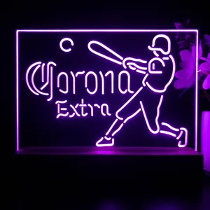 Corona Extra Baseball LED Desk Light