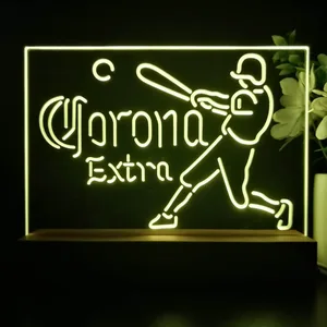 Corona Extra Baseball LED Desk Light